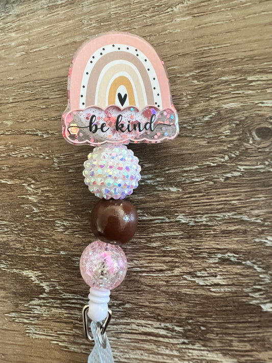 Be Kind Retractable Badge Reel