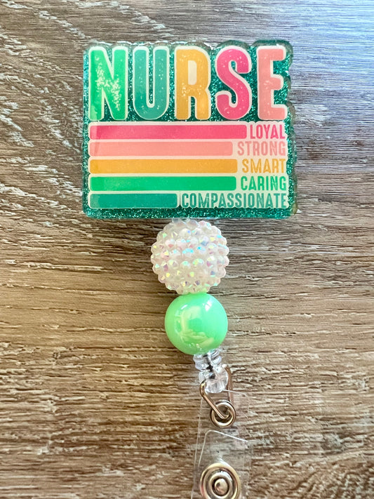 Nurse Badge Reel