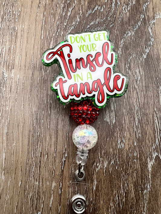 Tinsel Badge Reel