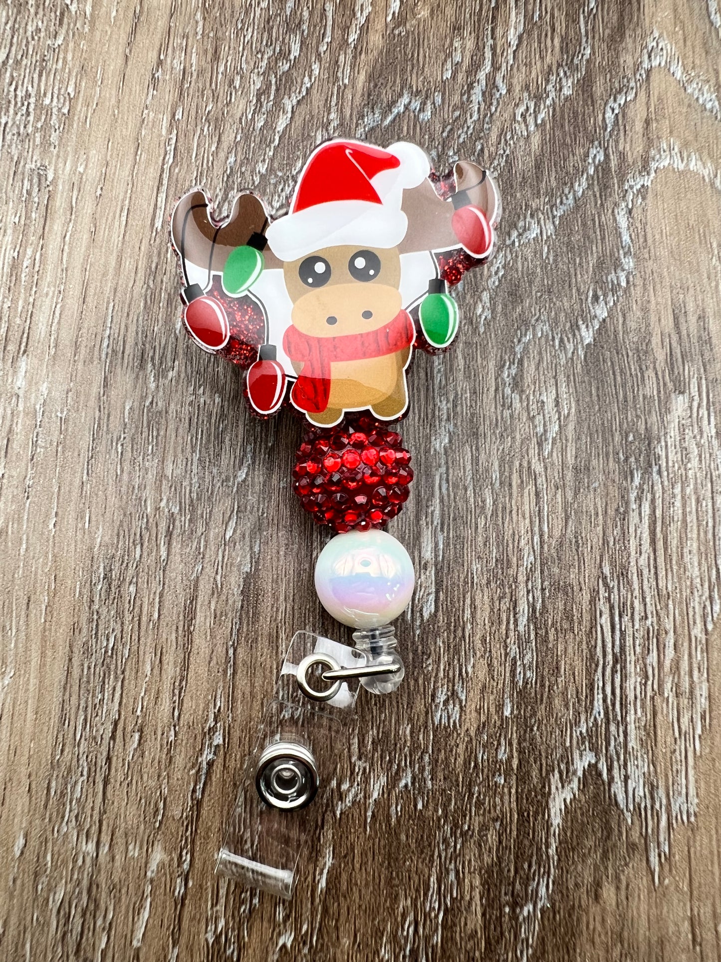 Reindeer Badge Reel