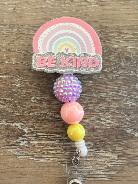 Be  Kind Retractable Badge Reel